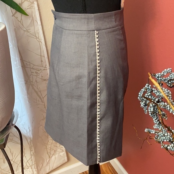 NEW - ChicYou Designer Brand- Rhinestone Mini Skirt - Picture 3 of 9